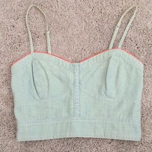 Denim Crop Top